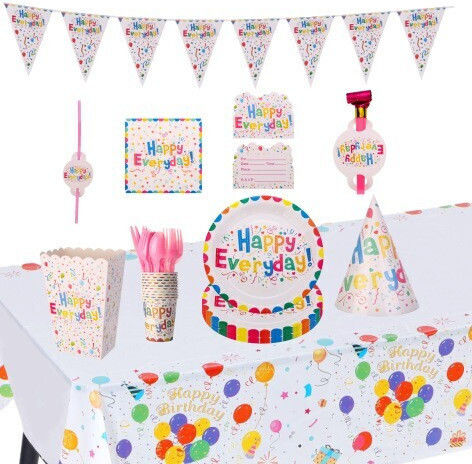 Happy Birthday Banner Flippy Flags 33 X 24 Cm Happy Everyday Design Multicolor
