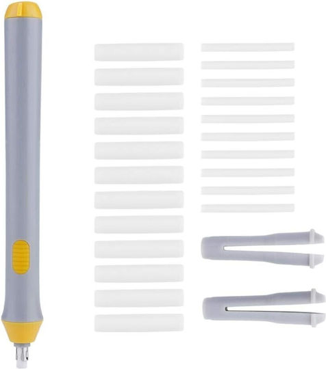 Radieră Electrică Flippy Sketches Art Vârf Grosime 3 Mm/5 Mm 2 X Baterii Aa Nu Sunt Incluse Abs Gri