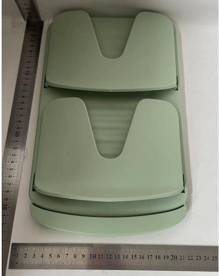 Raft De Perete Din Plastic 33.3x20.7x3.5cm Verde