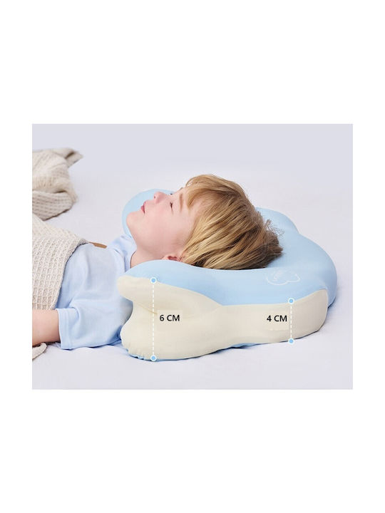 Παιδικό Μαξιλάρι Ύπνου Memory Foam Blue 38x67εκ.