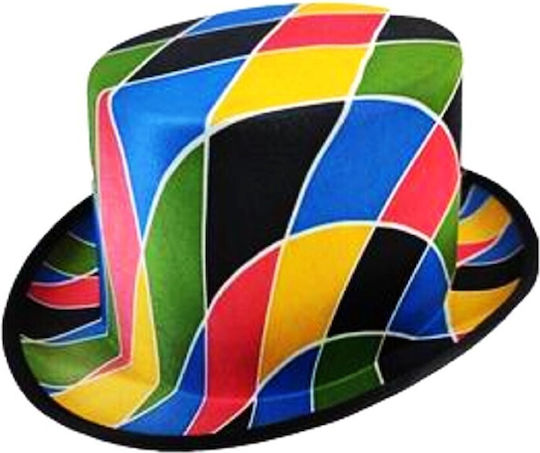 Pălărie Decorativă Flippy Parties Model În Carouri Multicoloră