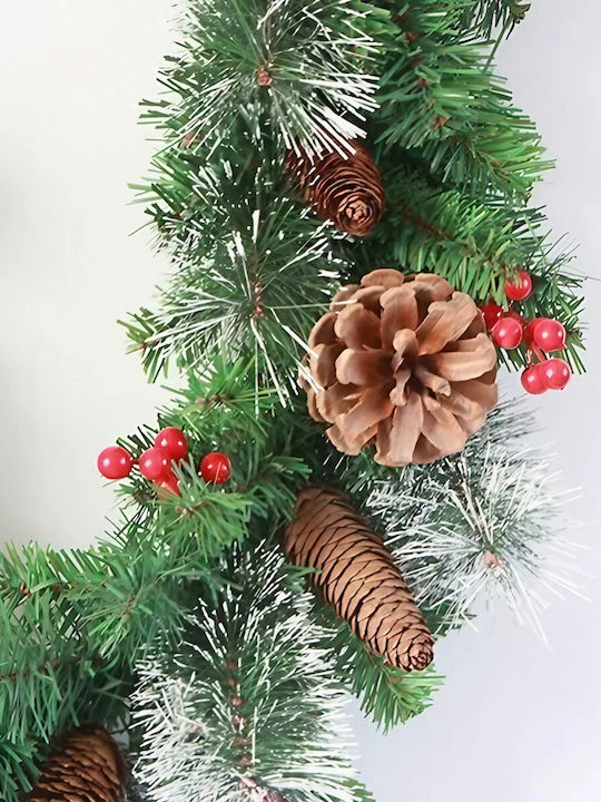 Crăciun Decorativ Plastic Coroană de flori cu Diametru 180cm.