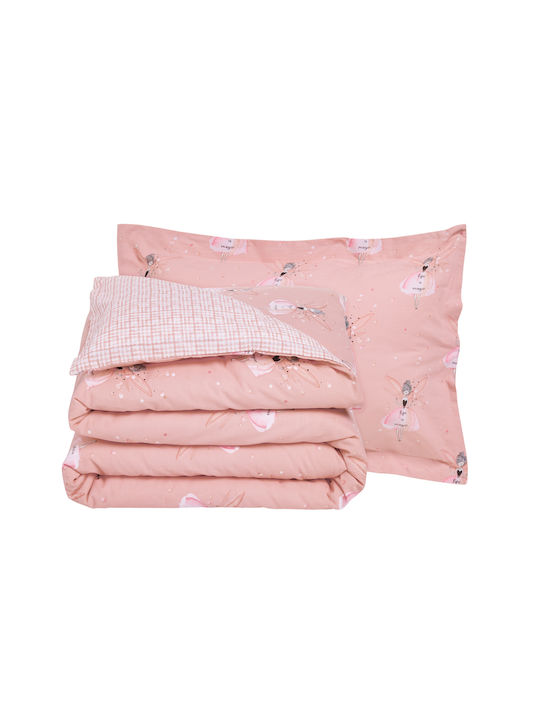 Das Home Sheet Set Single Cotton Pink 170x260cm 3pcs