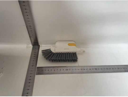 Flippy Perie De Curățare Multifuncțională 3 În 1 Pentru Bucătărie Vase Geamuri Cap Detasabil 9x15x2,5 Cm Galbenă