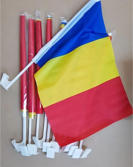 Set 100 Tricolor Car Flags Flippy 45 Cm X 30 Cm Small Flag Banner
