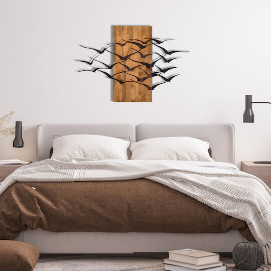 Homemarkt Διακοσμητικο Τοιχου Πουλια Hm4805-φυλλα Μεταλλου Μαυρα-ξυλο 86x3 Βάθος X58υεκ Homemarkt Διακοσμητικο Τοιχου Πουλια Hm4805-φυλλα Μεταλλου Μαυρα-ξυλο 86x3 Βάθος X58υεκ