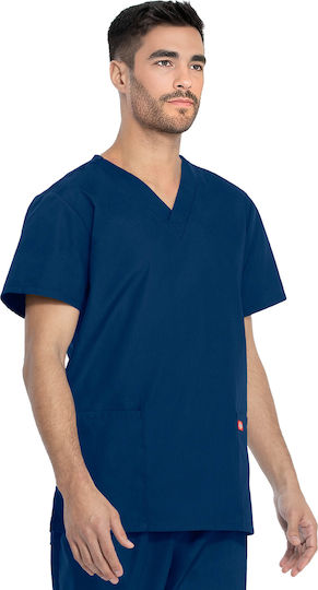 Dickies Unisex Σετ Ιατρικό Παντελόνι και Μπλούζα Navy Μπλε από Βαμβάκι και Πολυεστέρα