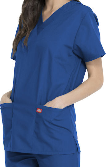 Dickies Unisex Blue Pants & Blouse Set Cotton and Polyester