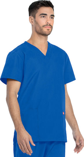 Dickies Unisex Blue Pants & Blouse Set Cotton and Polyester