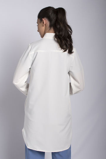 Numascrubs Women's White Medical Dressing Gown