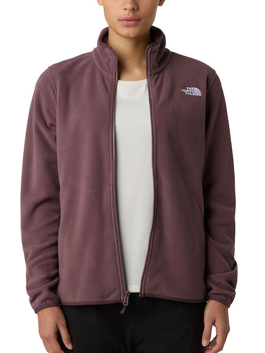 Glacier Women's Cardigan with Zipper Tawny, Purple