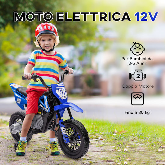 Παιδική Μηχανή Ηλεκτροκίνητη 12 Volt Μπλε για 3+ ετών