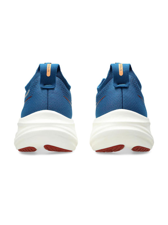 Gel-Nimbus 26 Sport Shoes Running Rich Navy / Faded Orange
