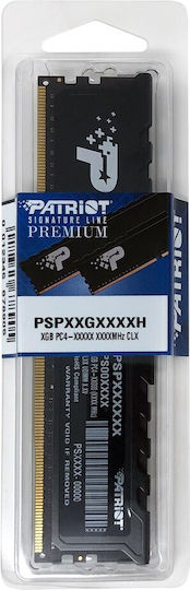Patriot Premium DDR4 με Module 1x32GB και Ταχύτητα 3200 για Desktop