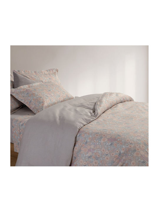 Nef-Nef Homeware Bettdecke Großes Doppelbett 240x230cm Alystran Grey Grey 300 GSMGsm