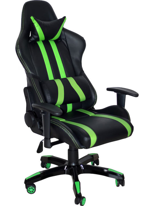 Spacer Gr168 Gaming Stuhl mit verstellbaren Armlehnen Schwarz