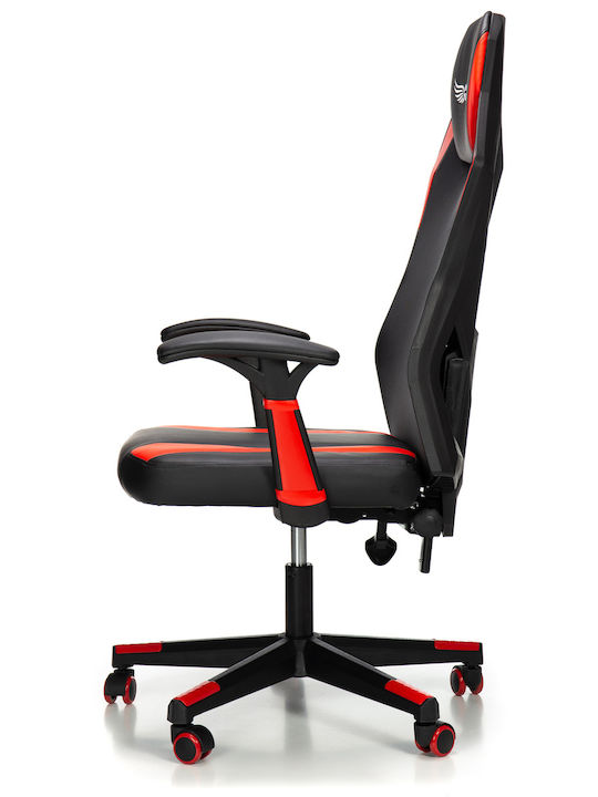 Scaun Gaming Din piele ecologică cu Brațe Reglabile Roșie