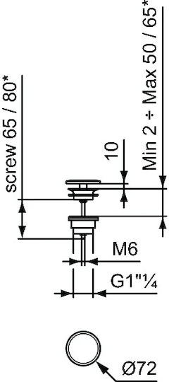 Ideal Standard Valve Black