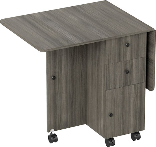 Κουζίνας Πτυσσόμενο Γκρι 120x60x76.5εκ. Κουζίνας Πτυσσόμενο Γκρι 120x60x76.5εκ.