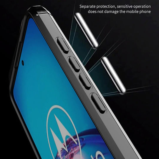 Задна корица Силикон Черен (Moto G60)