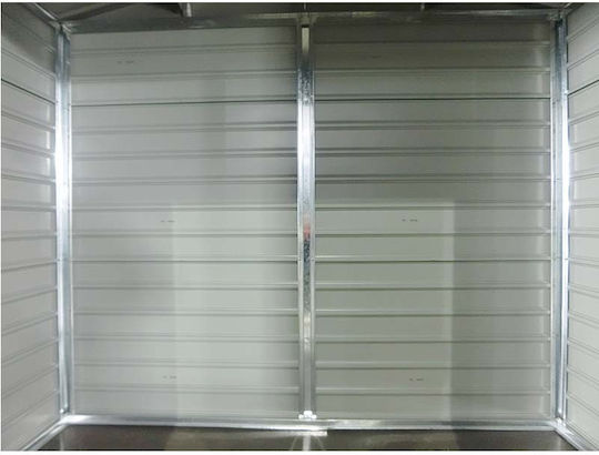 Metallic Garden Warehouse Galvanized Evan Plus E with Air Vents L2.77xW3.22xH2.21m
