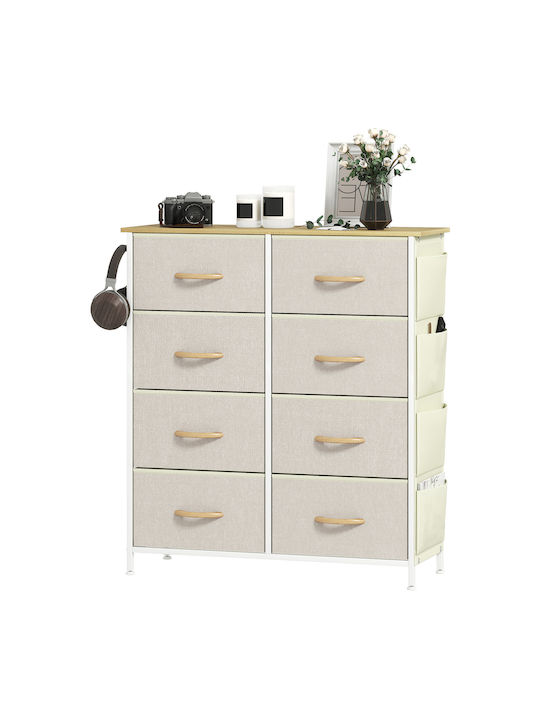 Schublade Büro in Beige, 86x30x94.5cm