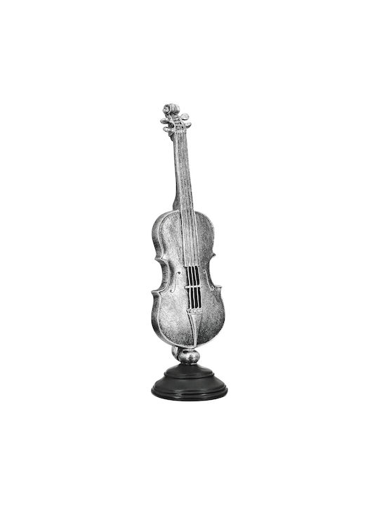 Sculpture Synthetic Resin Silver 2 Variety 15x10x37cm 15x10x37cm