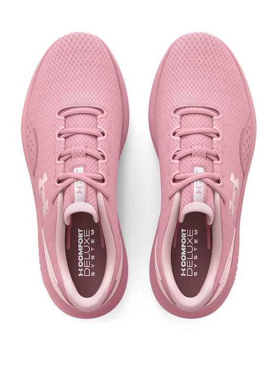 Charged Surge 4 Damen Sportschuhe Laufen Rosa