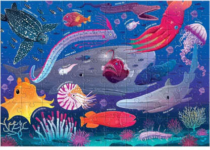 Kinderpuzzle Sea Life 100pcs Mudpuppy