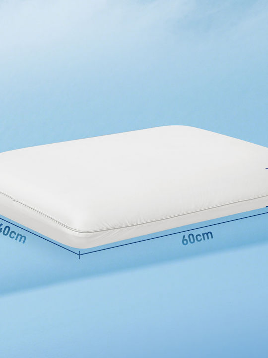 HomCom Μαξιλάρι Ύπνου Memory Foam 60x40x10cm