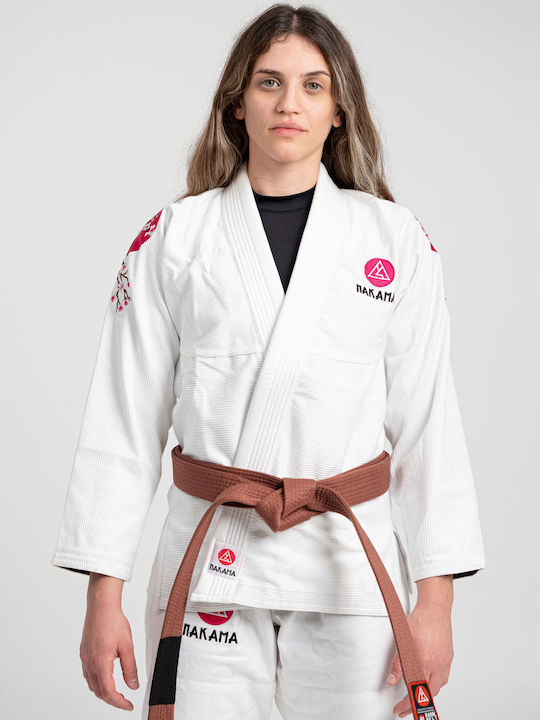 Nakama Uniform Brasilianisches Jiu Jitsu Weiß