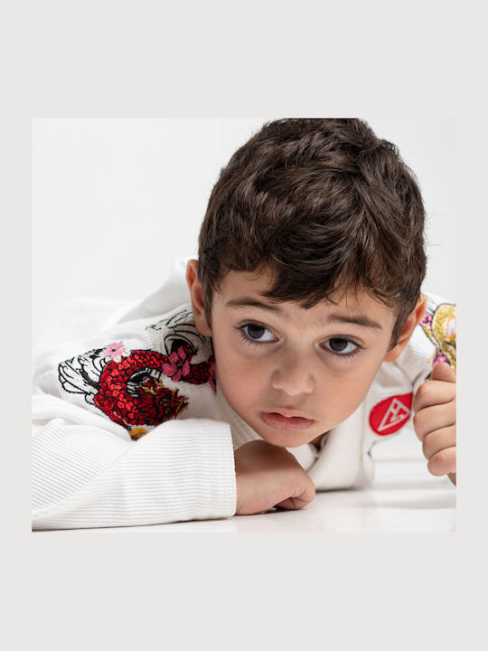 Nakama Kids Brazilian Jiu Jitsu Uniform White