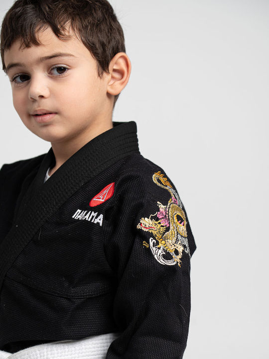 Nakama Παιδική Στολή Brazilian Jiu Jitsu Μαύρη
