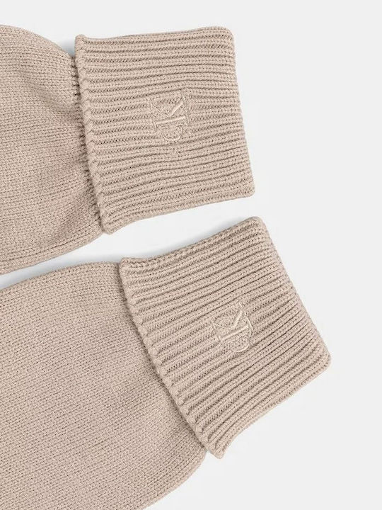 Gray Gestrickt Handschuhe