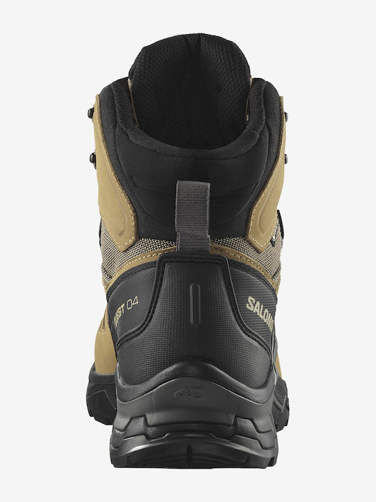 Salomon Quest 4 Men's Hiking Waterproof Boots With Gore-Tex Membrane Black