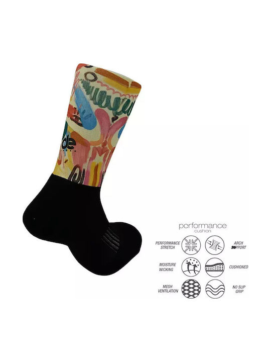 Desocks Șosete pentru Alergare Multicolor 1 pereche
