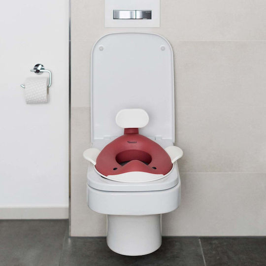 Kindsgut Kindsgut Toddler Toilet Seat Whale Pink with Handles