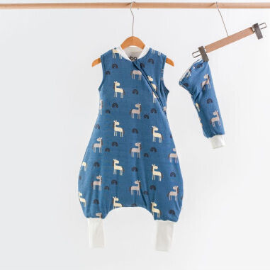abo Winter Sleeping Bag with Feet Giraffe
