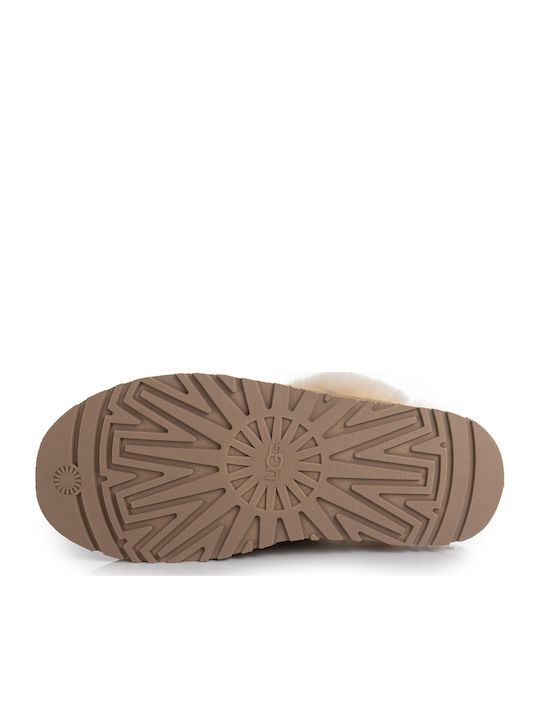 Disquette Closed Women's Slippers Beige
