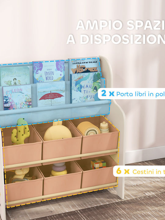 Aiyaplay Toy Storage System made of Wood Pink 63x30x71cm 1pcs