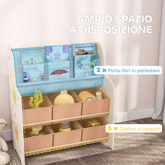 Aiyaplay Toy Storage System made of Wood Pink 63x30x71cm 1pcs