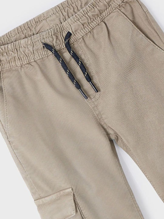 Kids' Cargo Pants Beige