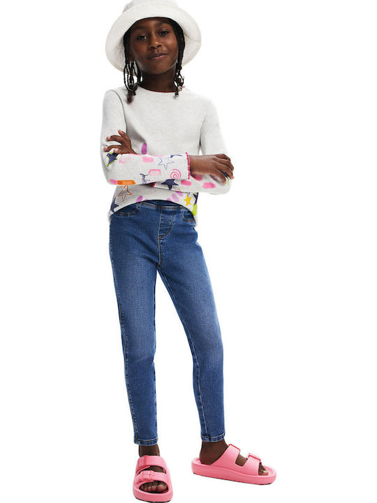 Desigual Dama Kids' Jeans Trousers Denim Medium Wash
