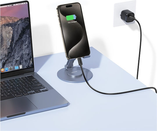 Usams Series USB 2.0 Cable USB-C male - USB-C 60W PD Λευκό 2m SJ696USB02
