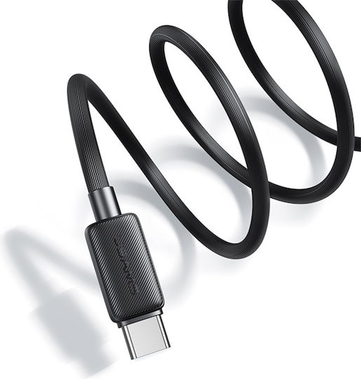 Usams Series USB 2.0 Cable USB-C male - USB-C 60W PD Λευκό 2m SJ696USB02