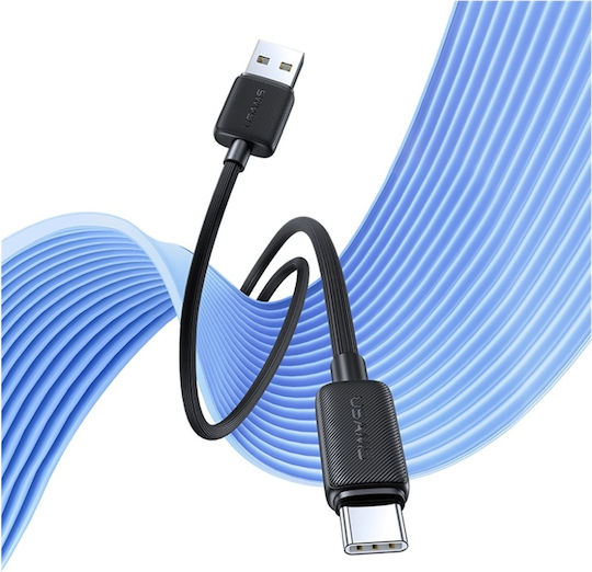 Usams Usams USB Typ-C Kabel USB 2.0 Männlich - USB-A Weiß 2m SJ693USB02