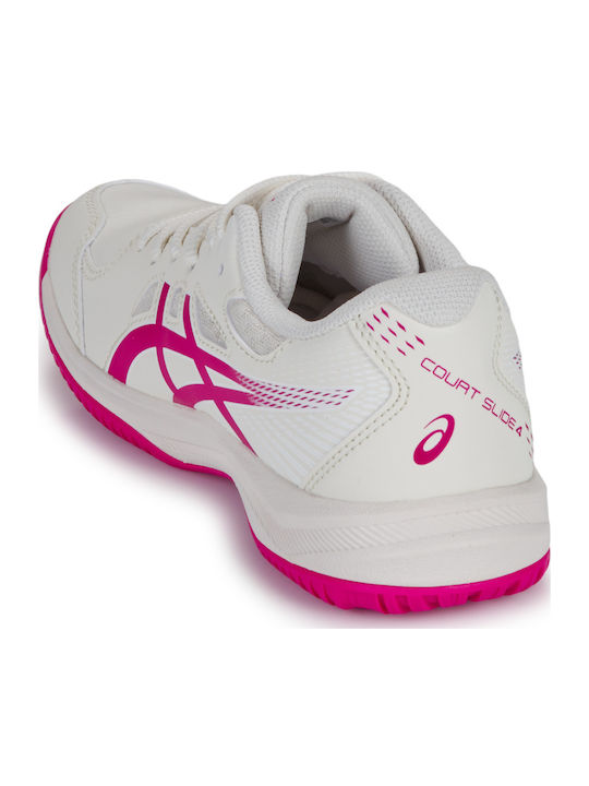 ASICS Court Slide 4 Women's Tennis Shoes for All Courts White