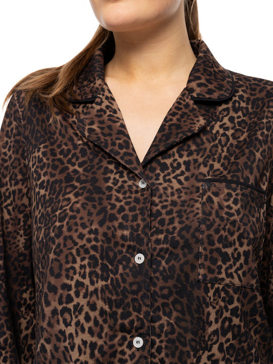 Pink Label Winter Damen Pyjama-Set