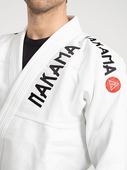 Nakama Uniform Brasilianisches Jiu Jitsu Weiß