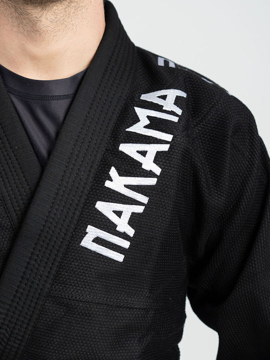 Nakama Uniform Brasilianisches Jiu Jitsu Schwarz